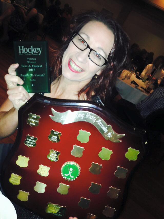 Veteran Ladies Best and Fairest 2015 Ange McDonald